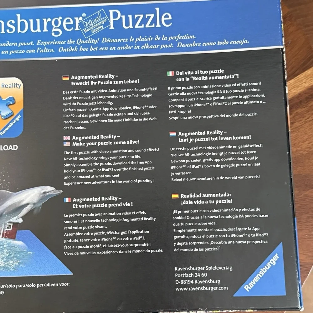 Ravensburger Augmented Reality: Puzzle Video 1000 Pieces (No. 19 302‎ 8) Paris